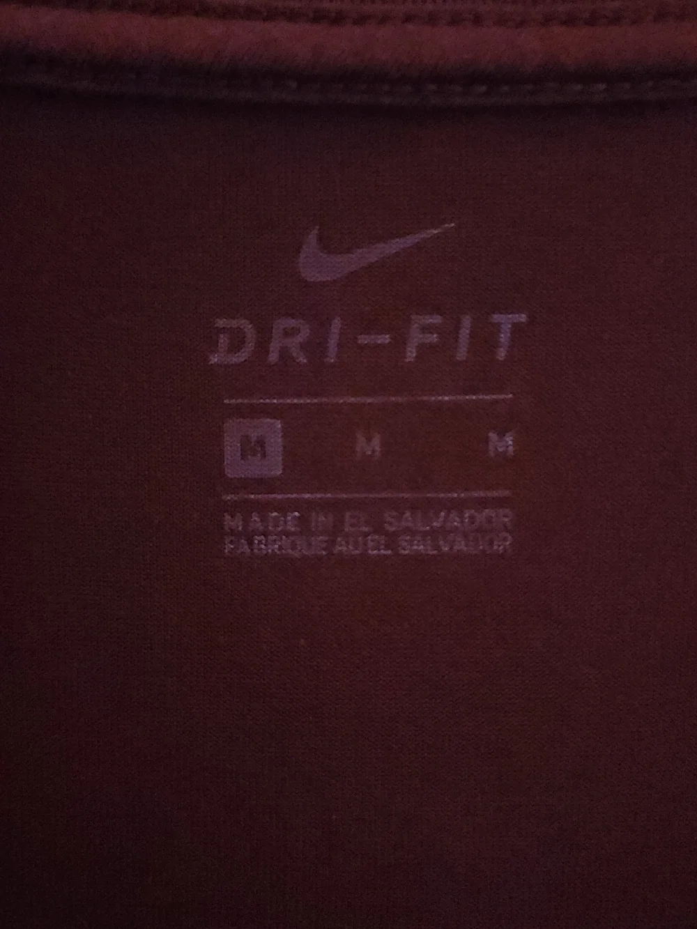 Nike Dri-FIT Legend Short Sleeve Training Tee - Night Maroon - Size Medium